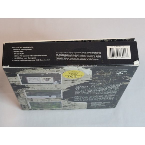 Railroad Tycoon 2‎ PC Big Box Pre-Owned Excellent condition. Smoke free home. - Picture 7 of 7